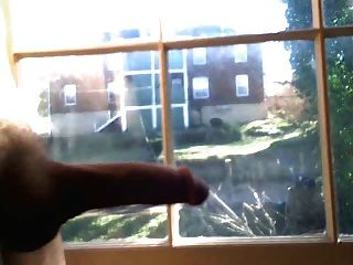 Masterbating At The Window For The Neighbors