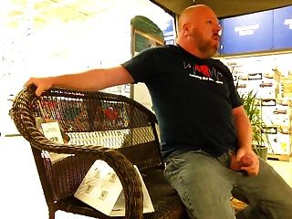 Stroking Cock In The Store
