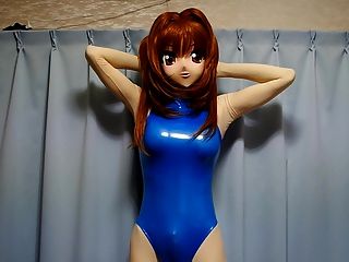 Kigurumi With Blue Rubber Swimsuit